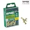Spax Sheet Metal Screw, #8 x 1-1/4 in, Zinc Yellow Steel Flat Head Square Drive 4101020400322 - alternate 1
